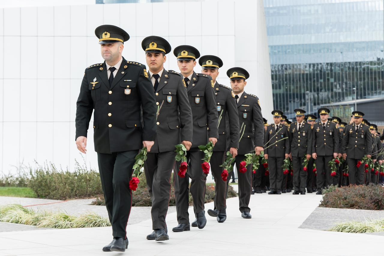 DİN heyətindən şəhidlərimizə sayğı duruşu - FOTO (VİDEO)